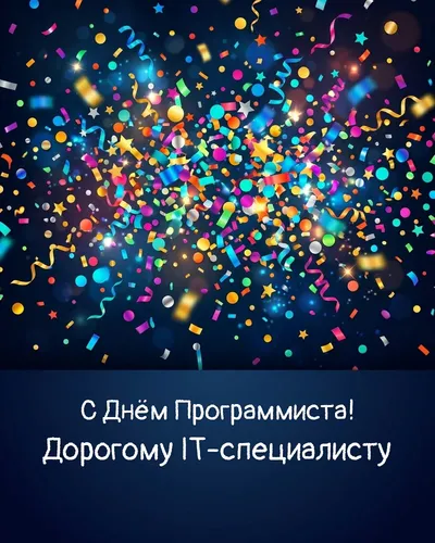 открытка с днём программиста!